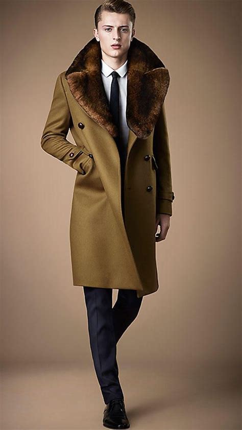 burberry fur jacket men|burberry winter jacket men.